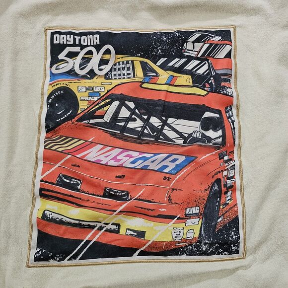 NASCAR Sweatshirt Daytona 500 Racing Men's Large Embroidered Pullover Back Hit - Picture 7 of 7
